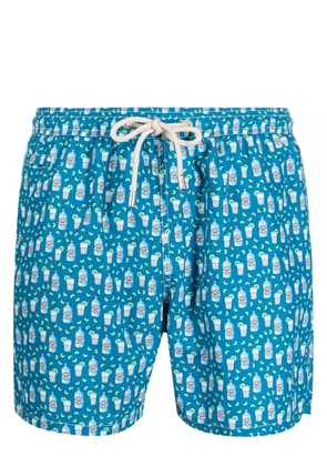 MC2 Saint Barth all-over graphic-print swim shorts - Blue