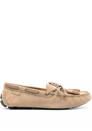 Polo Ralph Lauren Anders tasselled suede loafers - Neutrals