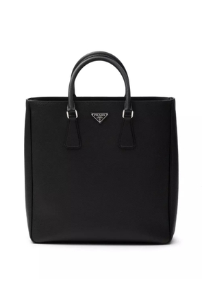 Prada triangle-logo tote bag - Black