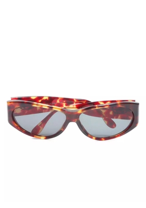 Gucci Pre-Owned 1990s cat-eye sunglasses - Brown