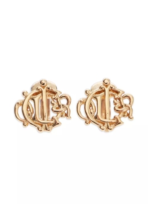 Christian Dior Pre-Owned 1980s-1990s Emblem-motif clip-on earrings - Gold