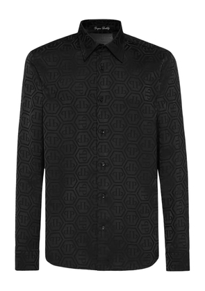 Philipp Plein Sugar Daddy Cut silk shirt - Black