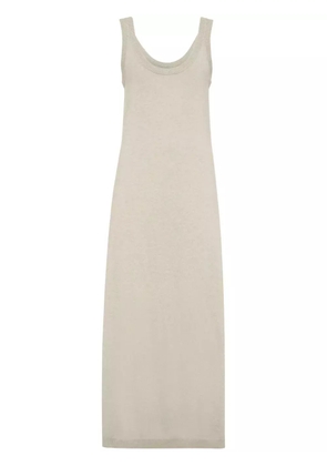 Brunello Cucinelli long cashmere dress - Neutrals