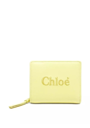 Chloé Pre-Owned 2023 Sense leather wallet - Yellow