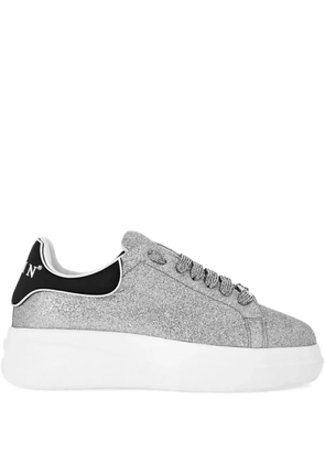 Philipp Plein glitter sneakers - Grey