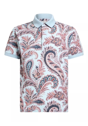 ETRO cotton polo shirt - Blue