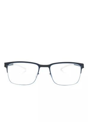 Mykita rectangle-frame metal glasses - Blue