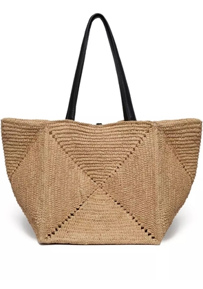 Nanushka Origami tote bag - Neutrals