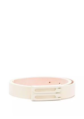 Victoria Beckham leather belt - White