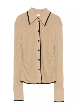 Nanushka button-fastening polo top - Neutrals