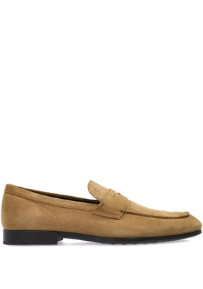 Tod's penny suede loafers - Neutrals