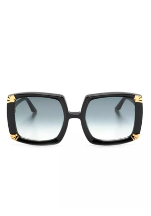 ANNA-KARIN KARLSSON Strawberry Moon oversize-frame sunglasses - Black