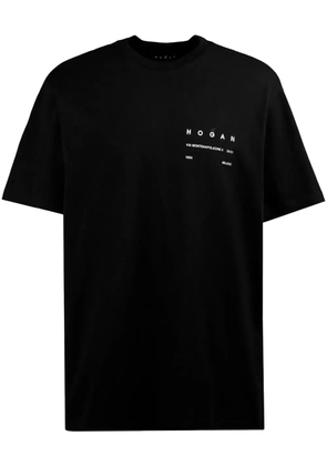 Hogan logo-print cotton T-shirt - Black