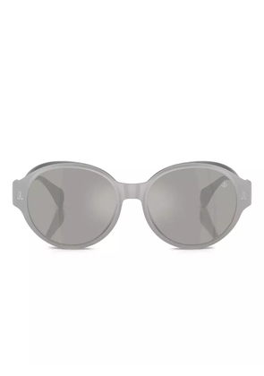 Moncler Eyewear oval-frame sunglasses - Silver