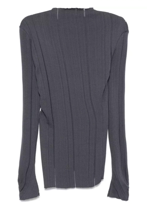 Jade Cropper asymmetric sweater - Grey