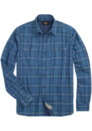Ralph Lauren RRL double-faced plaid work shirt - Blue