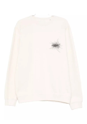 MARANT embroidered-detail sweatshirt - Neutrals