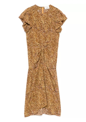 ISABEL MARANT Terena midi dress - Yellow