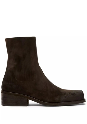 Marsèll 55mm Cassello suede ankle boots - Brown