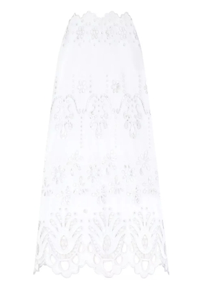 Dolce & Gabbana scallop cut-out skirt - White