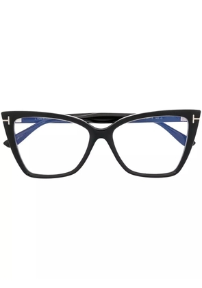 TOM FORD Eyewear geometric-frame glasses - Black
