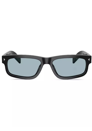 Prada Eyewear logo-plaque sunglasses - Black