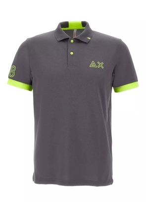 Sun68 piqué polo shirt - Grey