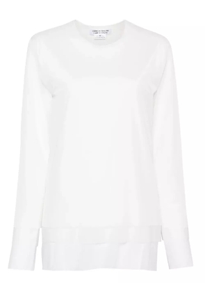 Comme Des Garçons Comme Des Garçons layered top - White