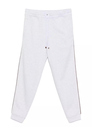 Brunello Cucinelli ribbed track pants - Grey