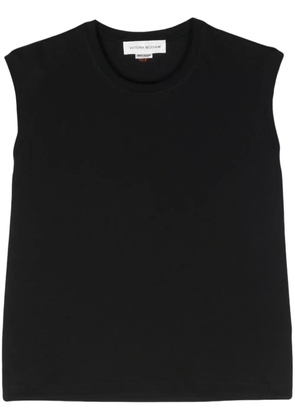 Victoria Beckham sleeveless organic cotton top - Black