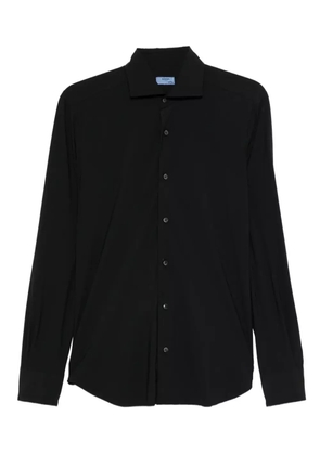 Barba long-sleeve button-fastening shirt - Black