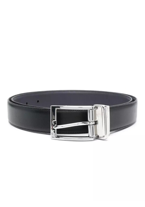 Polo Ralph Lauren logo-engraved buckle belt - Blue