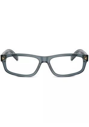Prada Eyewear logo-printed frames - Grey
