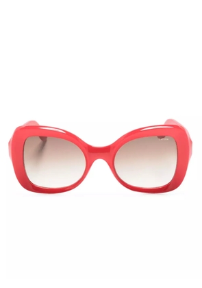 Lapima Isabel oversized-frame sunglasses - Red