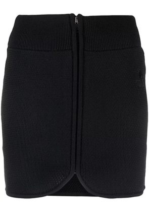MARANT ÉTOILE Olgane logo-embroidered miniskirt - Black