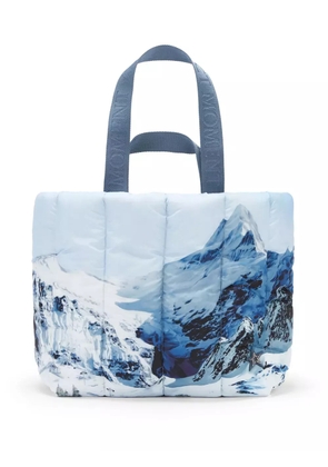 Perfect Moment mountain-print tote bag - Blue