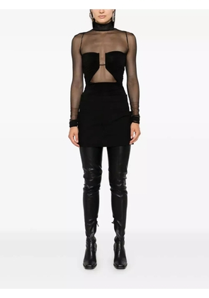 Rick Owens Cut-Off mini skirt - Black