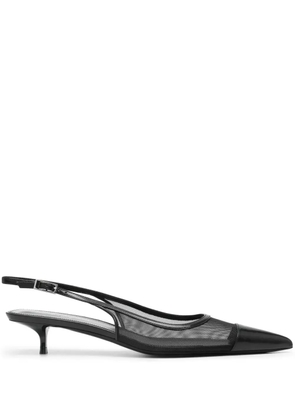 Saint Laurent Oxalis 30mm mesh pumps - Black