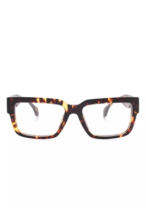 Versace Eyewear square-frame glasses - Brown