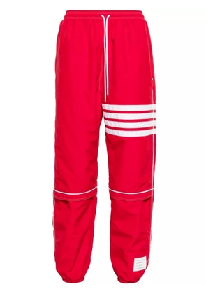 Thom Browne mid-rise ripstop track trousers - Red