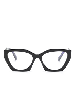 Prada Eyewear butterfly-frame glasses - Black