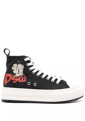 DSQUARED2 Betty Boop Berlin sneakers - Black