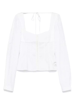 Marine Serre Regenerated shirt - White