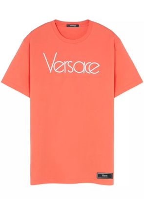 Versace 1978 Re-Edition logo-print T-shirt - Orange