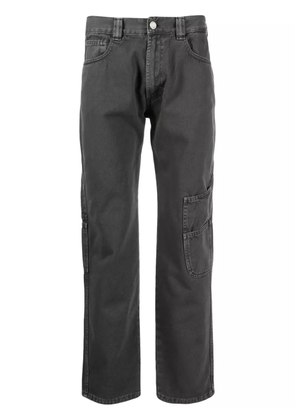Trussardi mid-rise straight-leg trousers - Black