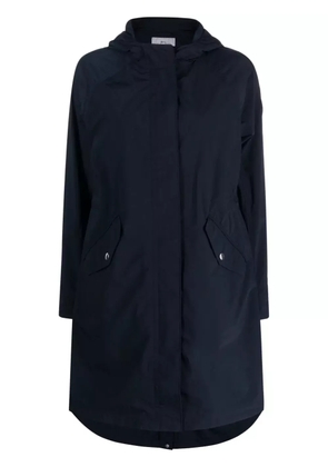 Woolrich Summer hooded parka coat - Blue