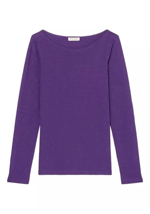 Marc O'Polo long-sleeve boat-neck top - Purple