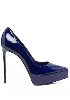 Le Silla Uma 120mm patent-leather pumps - Blue