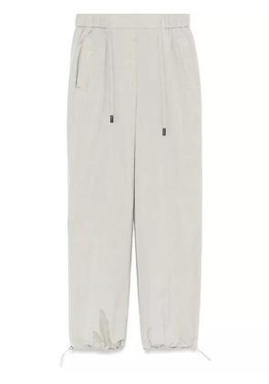 Peserico Punto Luce-chain straight-leg trousers - Grey