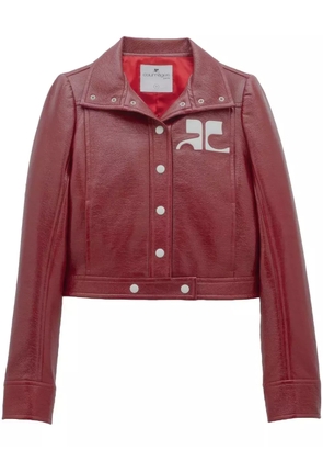 Courrèges Reedition vinyl jacket - Red
